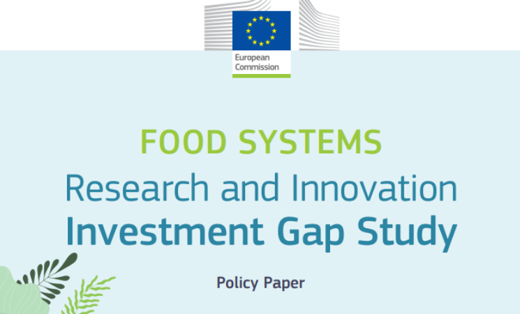 식품 시스템에 대한 연구혁신 투자 격차 연구 보고서